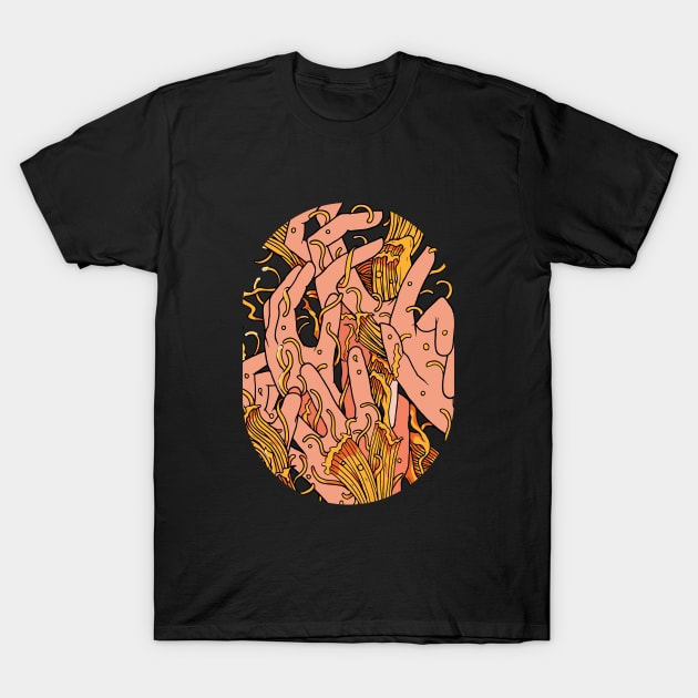 Hand Illustration T-Shirt by syahrilution